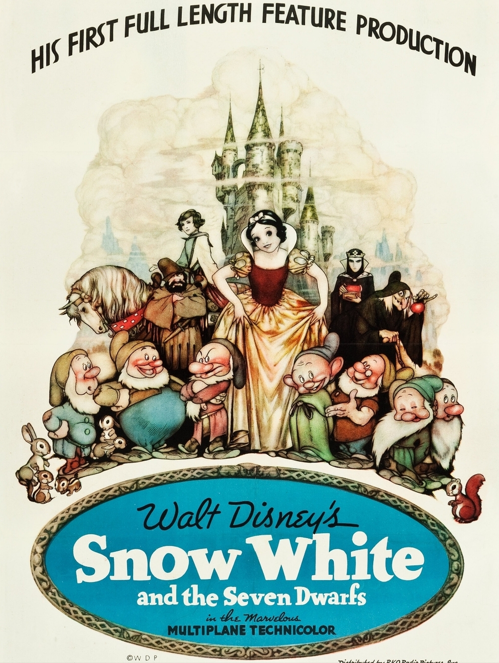 Custom Snow White Movie Poster Fridge Magnet Home Kitchen Decor